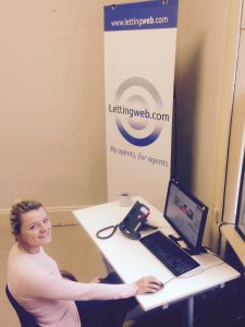 Rachel providing support to our agents through a webinar